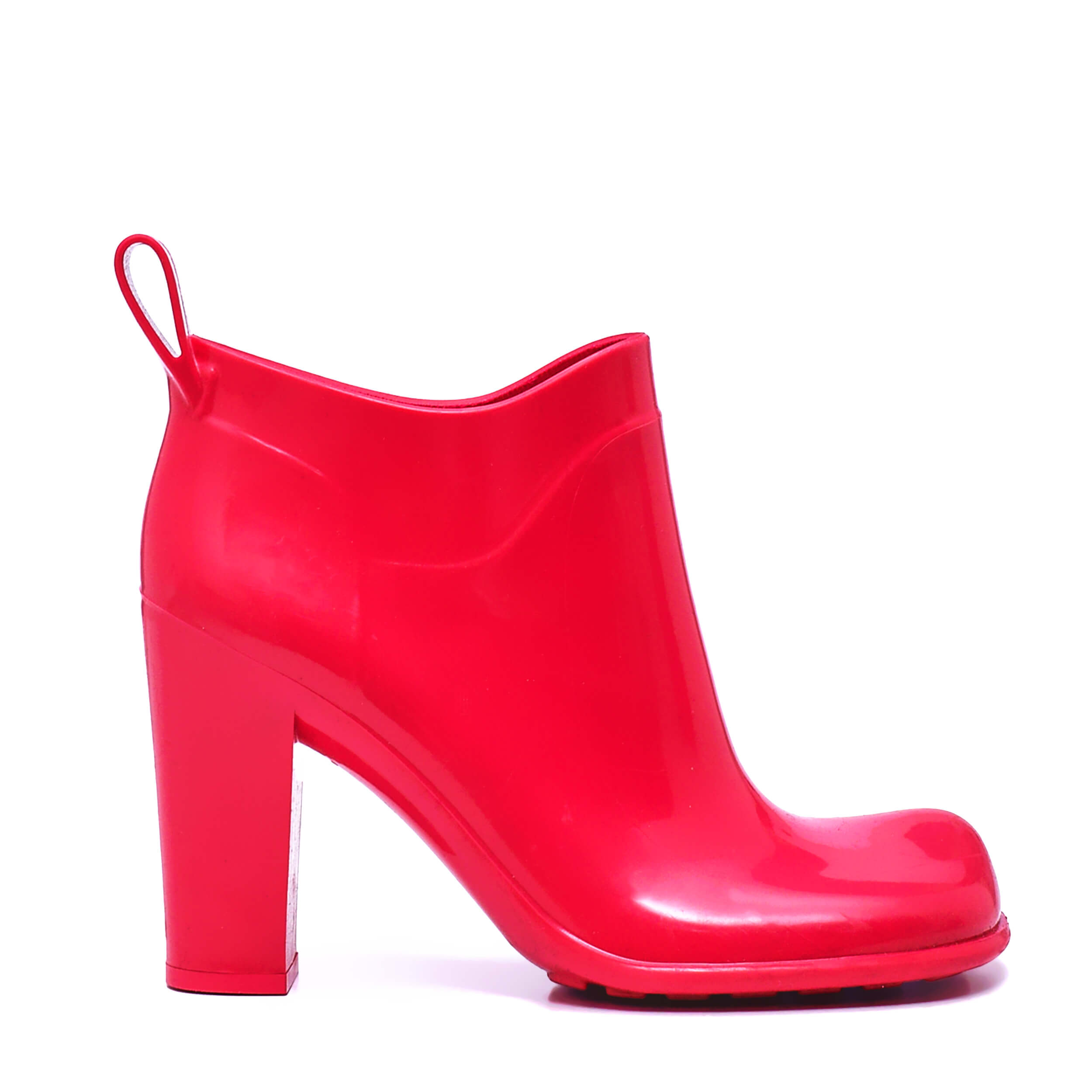 Bottega Veneta - Pink Rubber Shine Boots / 38